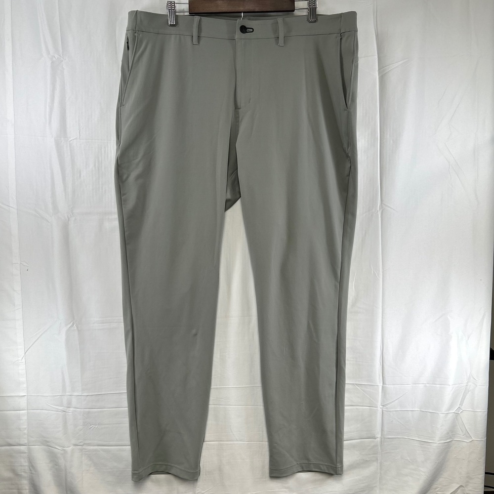 Public Rec Gamechanger Pants Mens 38x32 Fog Grey Performance Stretch‎ NWT